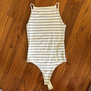 Abercrombie and Fitch white body suit